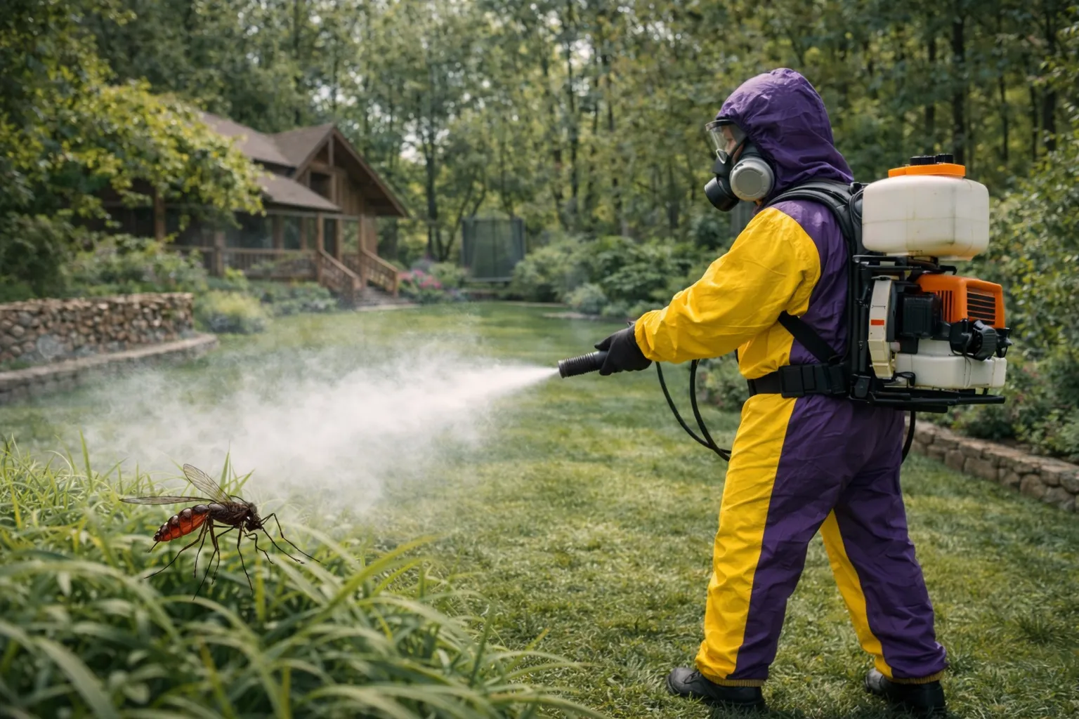 Уничтожение комаров эффективно